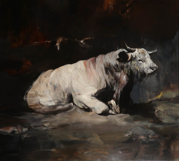 Metamorphosis ofZeus. 2019, cm 175x200, oil on canvas.