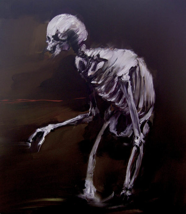 Quello che rimane, quarto atto: traguardo. 2018, cm 70x60, oil on canvas.